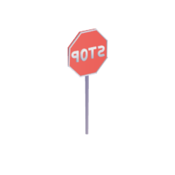 Backrooms Stop Sign