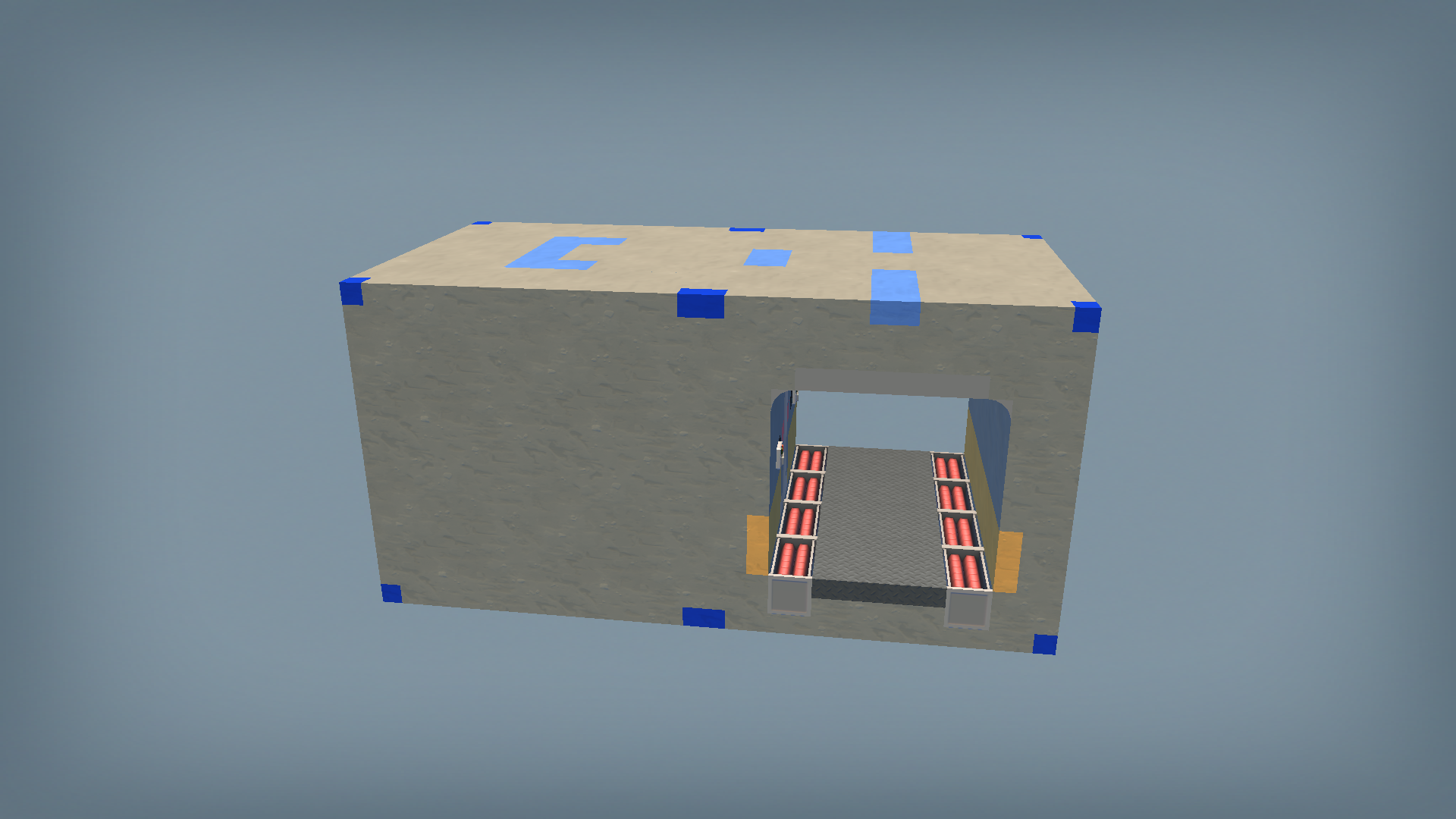 b3k block color-accessed heavy door ver 1