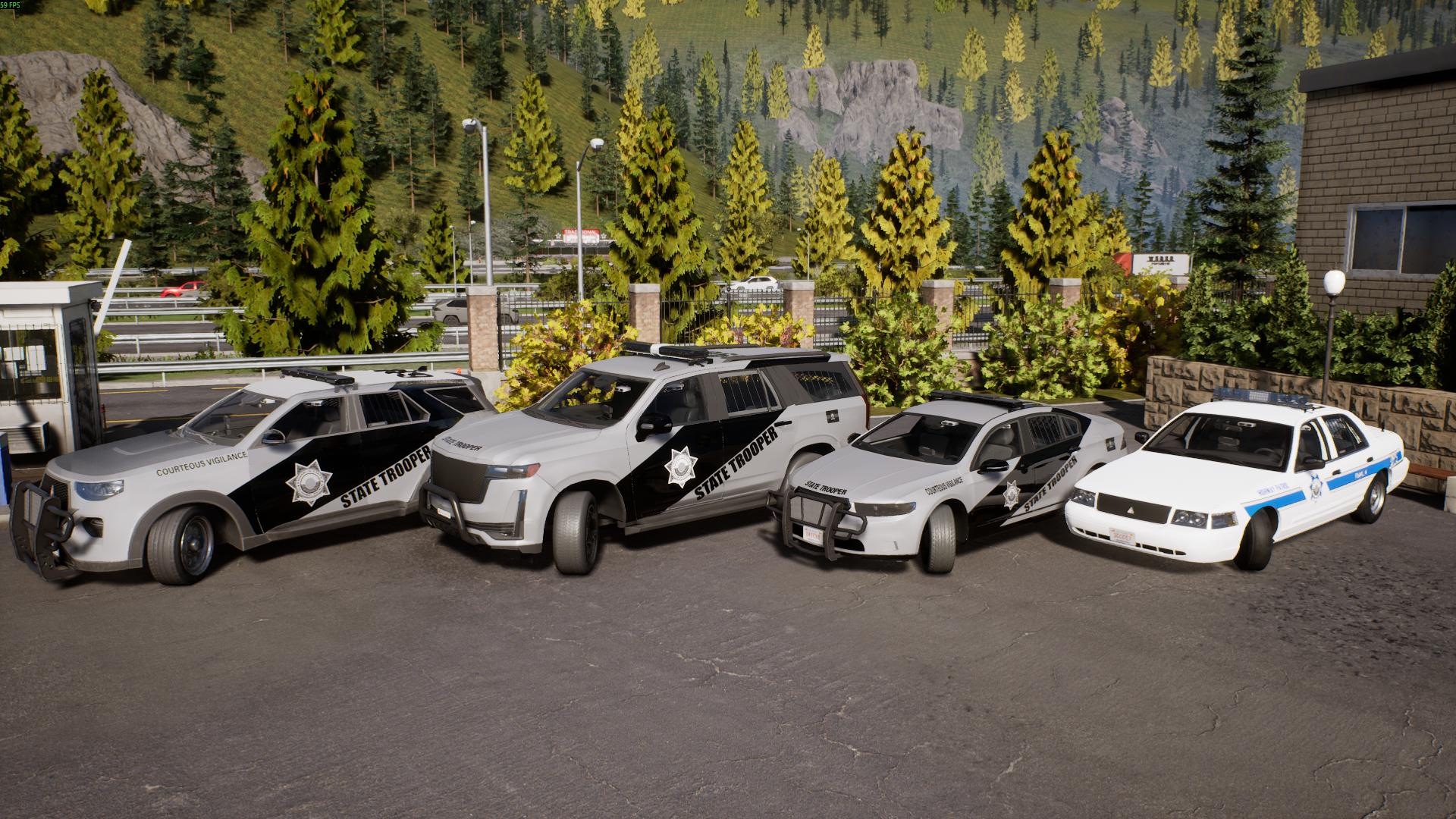 Lore friendly Franklin State Police Skins Based on Arizona state police
