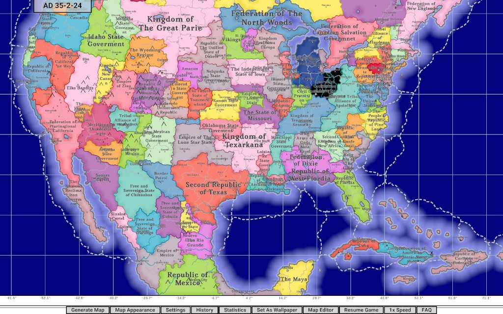Map: America Divided
