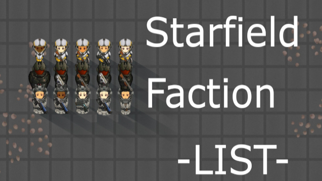 Starfield Faction -LIST-