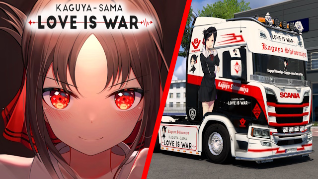 Scania R NG Kaguya Shinomiya - Kaguya-sama: Love is War Skin