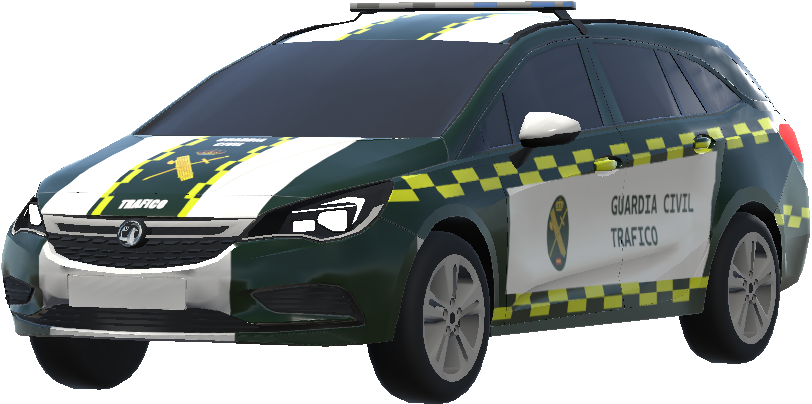Spanish highway police / Guardia civil de trafico Opel (ATGC)