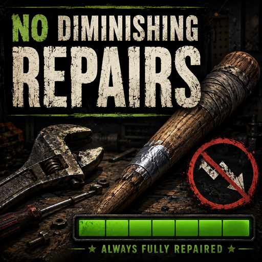No Repair Diminishing Returns – Project Zomboid Mod