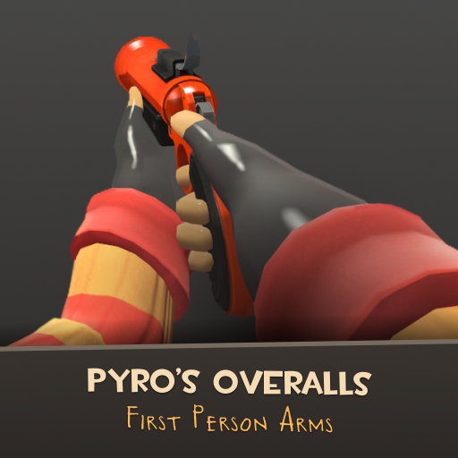 Official First-Person Arms for Pyro's Overalls