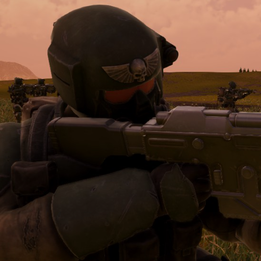 Cadian Shock Trooper Lasgun preview