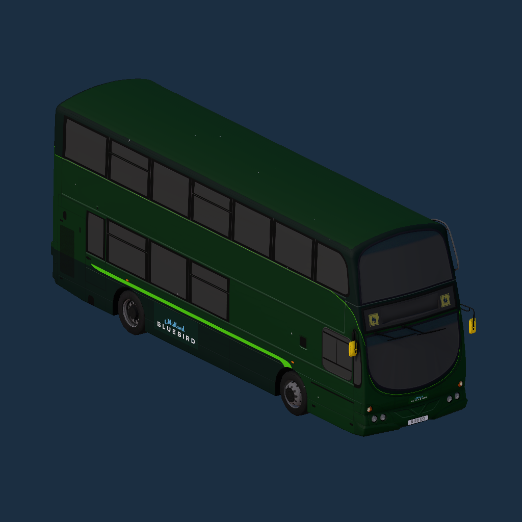Midland Bluebird  - ex Dundee - Gemini 1 B7TL