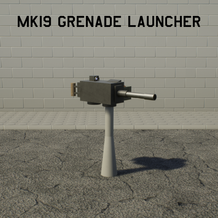 MK 19 grenade launcher preview