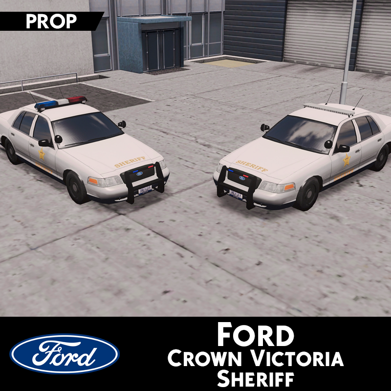 [Prop] CS Sheriff - 2003 & 2008 Ford Crown Victoria