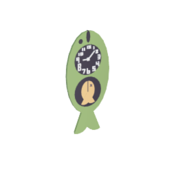 fish clock