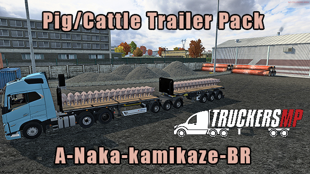 Pack de reboque porco/bois, Pig/Cattle Trailer Pack , TruckersMP TMP (A-Naka)
