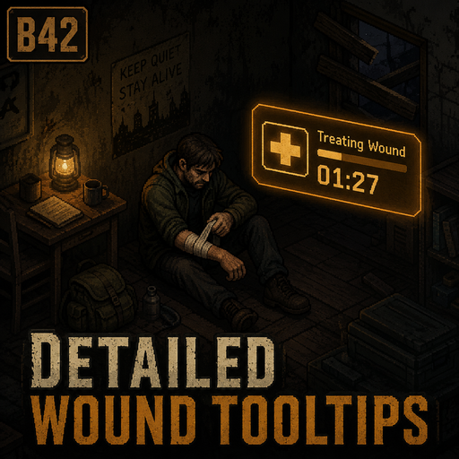 Detailed Wound Tooltips – Project Zomboid Mod