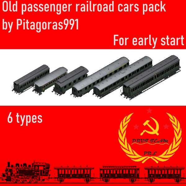 Old passenger coaches