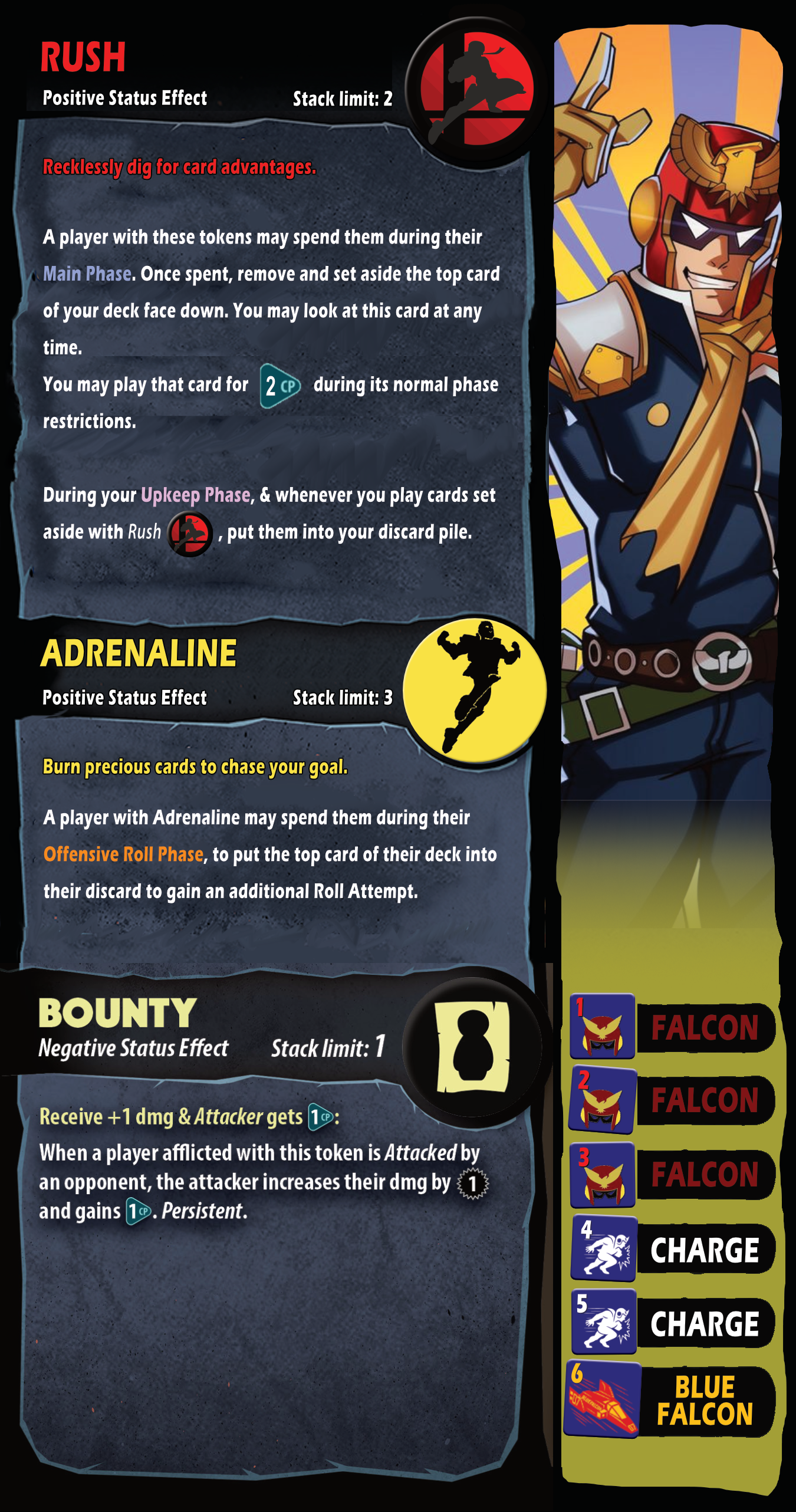 Captain Falcon: Dice throne Homebrew: Bran new untested
