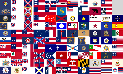 L0maxx's Civil War Confederate and Union Flags Redux