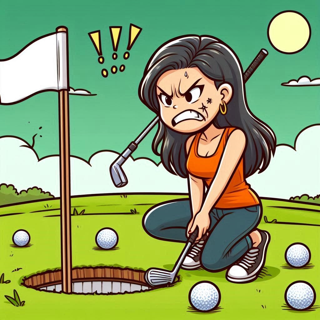 PAINful Hole in one! - DO IT AGAIN - (Infinite time & Strokes needed)
