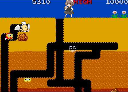 chris namco museum dig dug theme