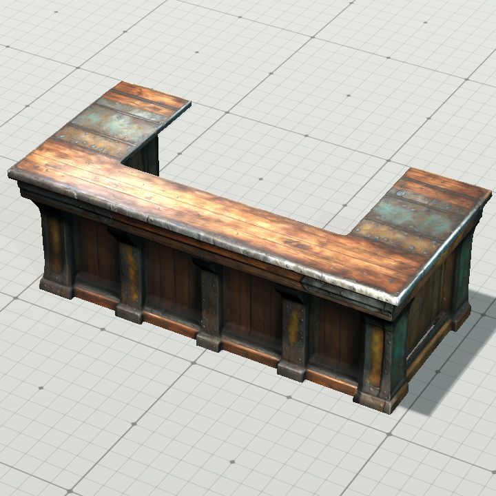 Bar Top - right angles (2)