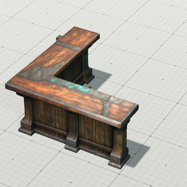 Bar Top - right angles (3)