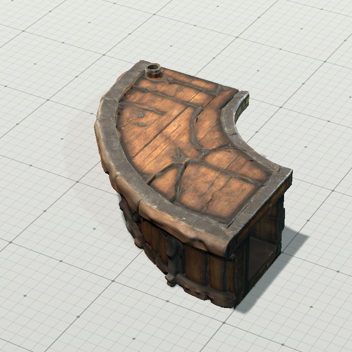 Bar Top - curved (1)