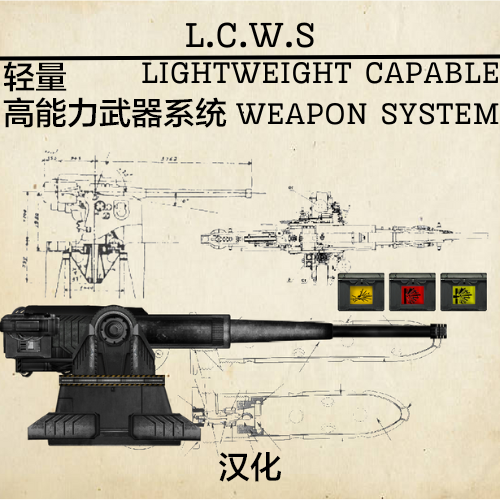 轻量高能力武器系统L.C.W.S汉化补丁 – Barotrauma Mod