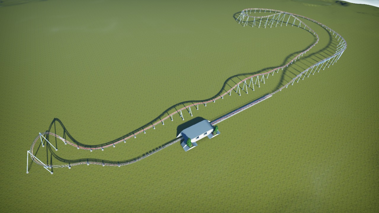  a big modern launch coaster