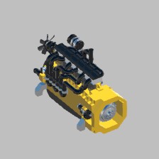CAT 6 cylinder engine