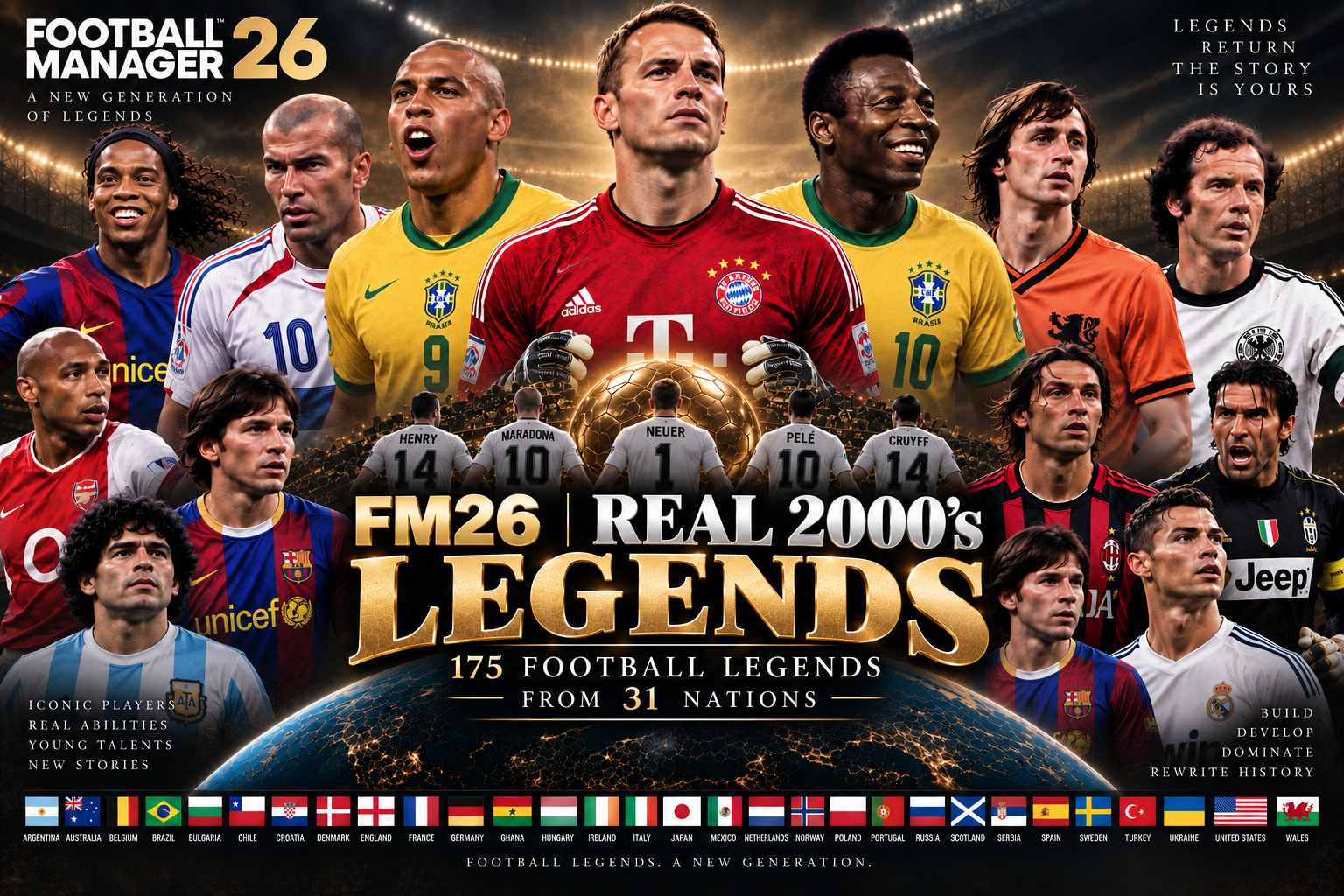 Real 2000's Legends 176 Football Legends