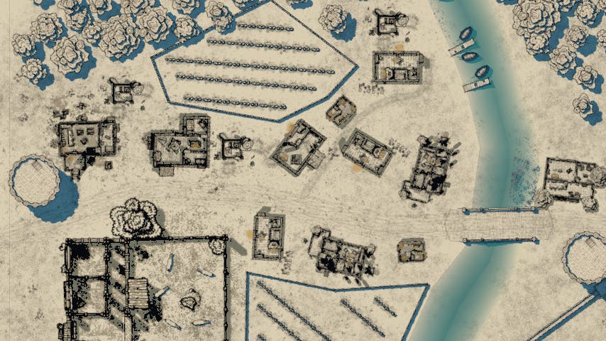 quick abandoned village