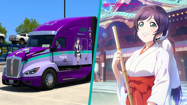 Kenworth T680 2022 Nozomi Tojo - Love Live! [Combo Skin]