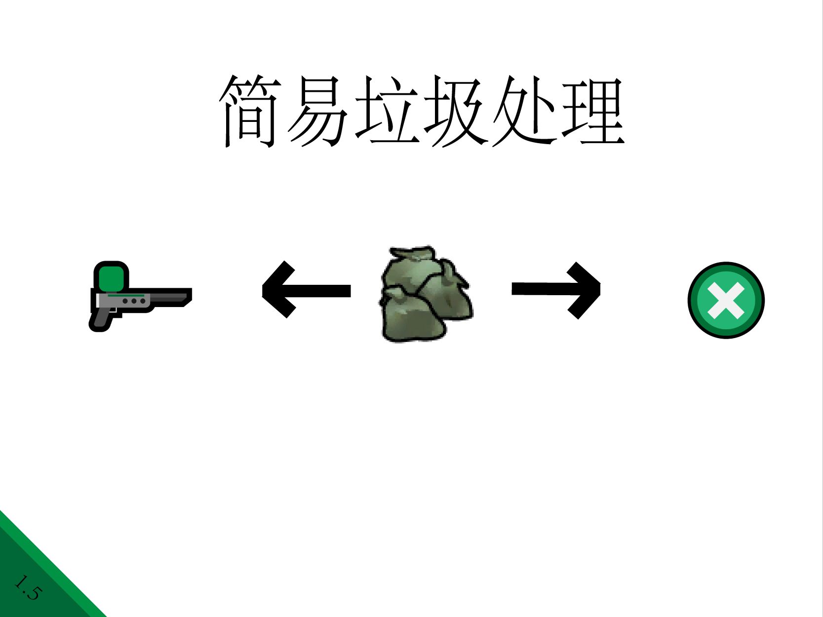 简易垃圾处理