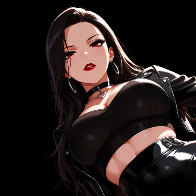Girl | Dark Background | Dark & Colored Versions | 4K