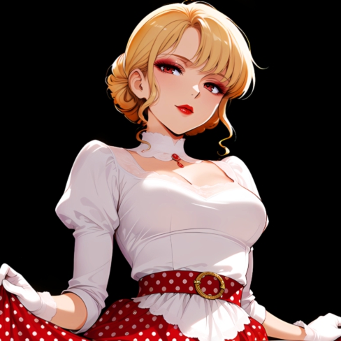 Girl | Dark Background | Dark & Colored Versions | 4K