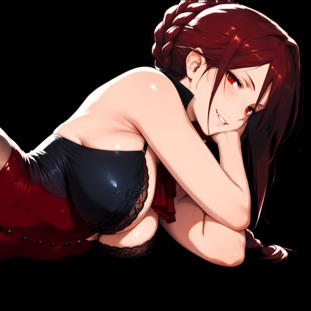 Girl | Dark Background | Dark & Colored Versions | 4K