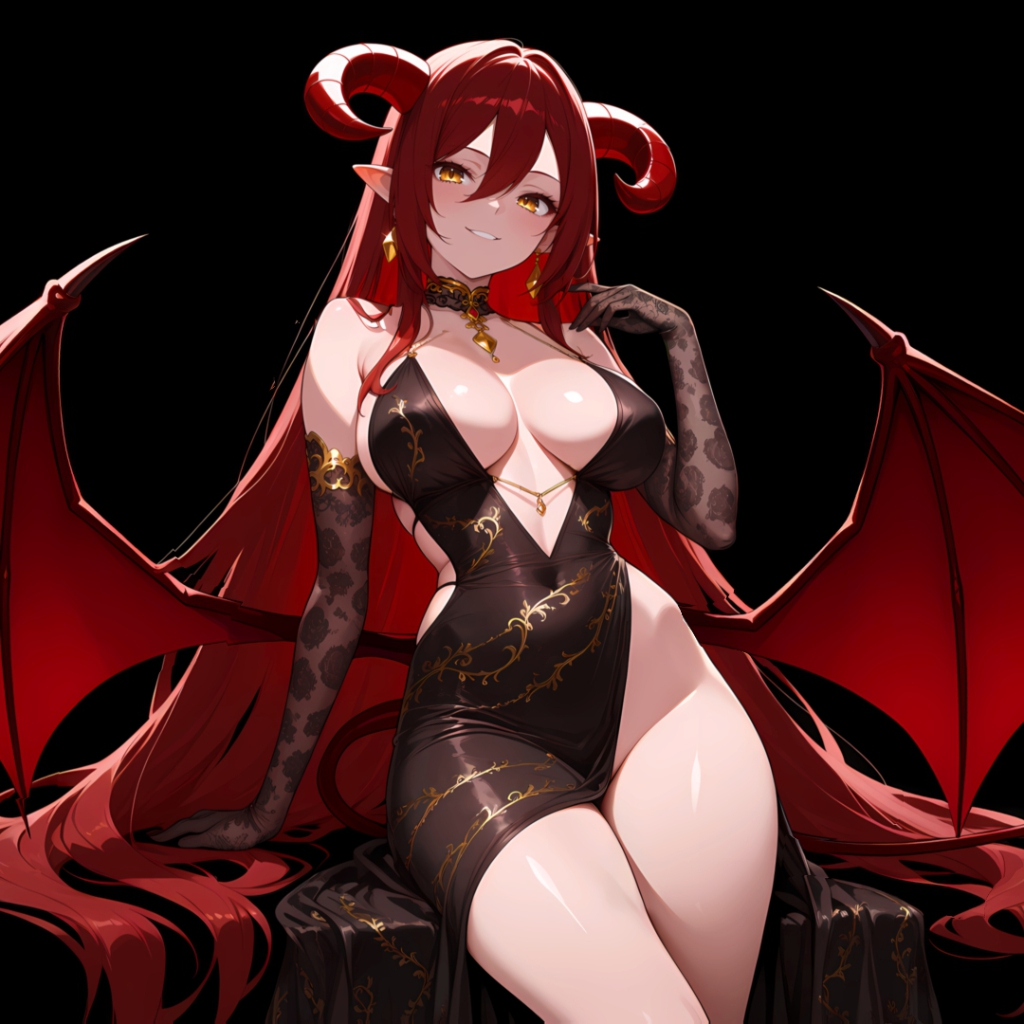 Girl | Dark Background | Dark & Colored Versions | 4K