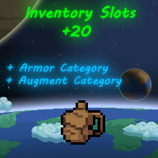 More Inventory Slots +20 +2 Categories