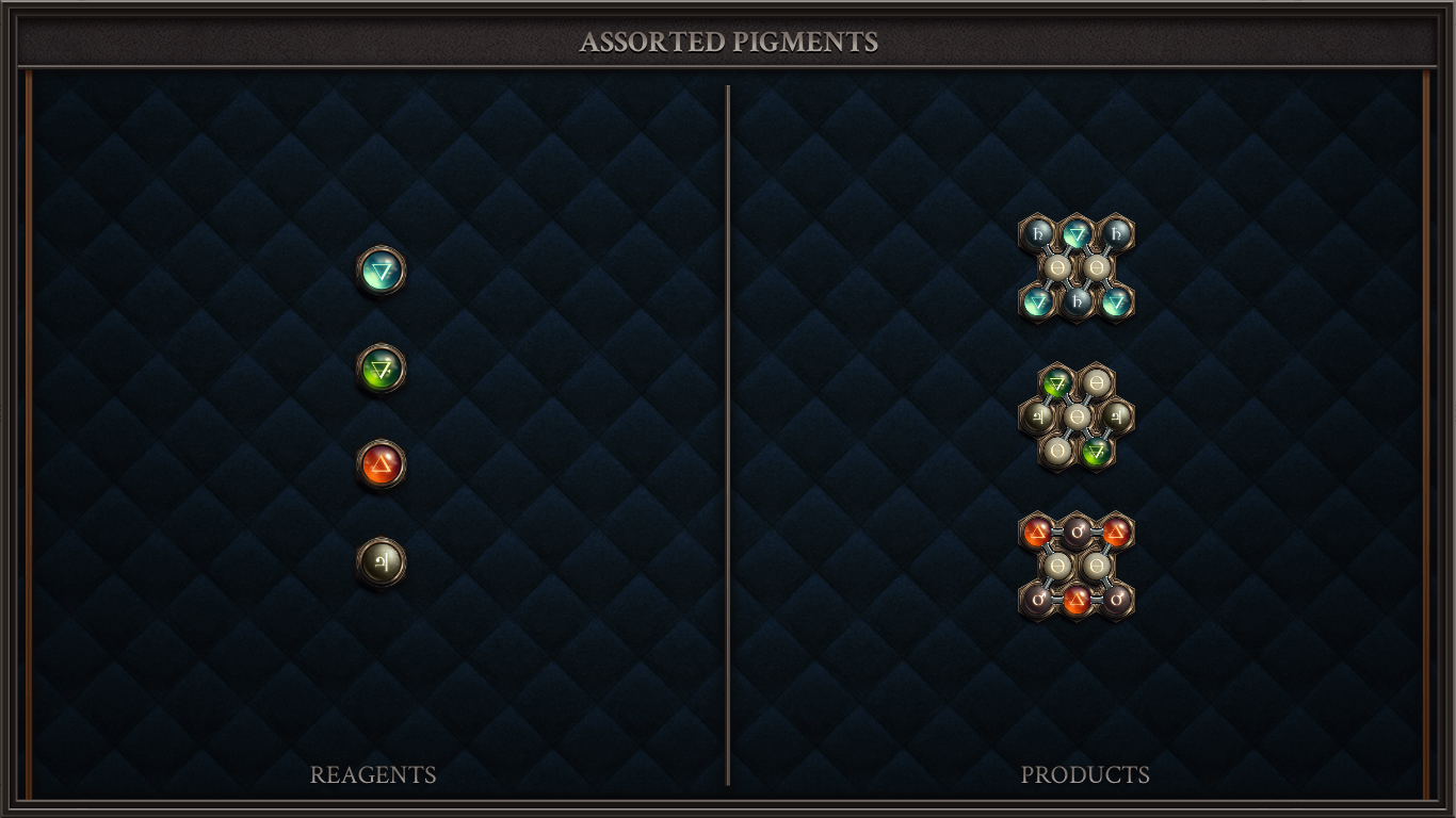ASSORTED PIGMENTS