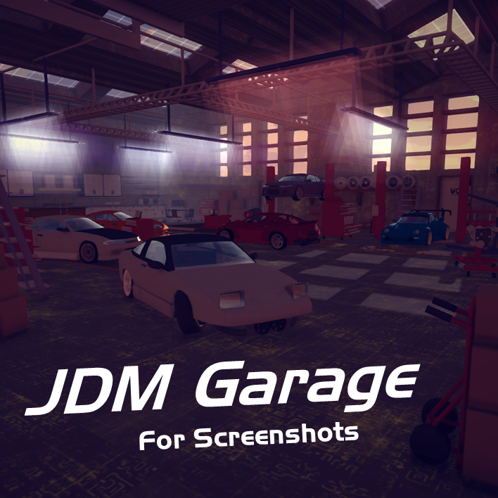 JDM Garage (For Screenshots)