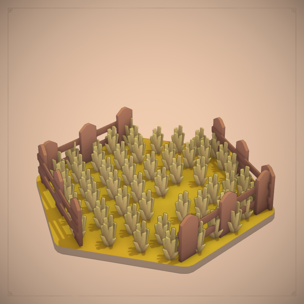 Catan Farm Tile