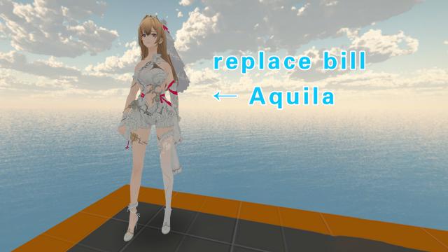 Snowbreak Aquila（尘白禁区 茉莉安-霄鹰）replace bill