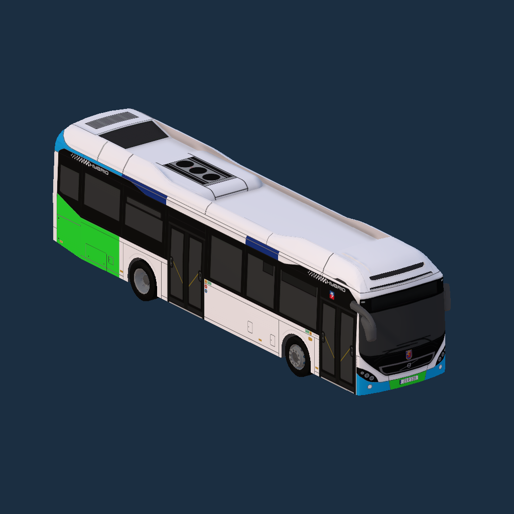 PKS Szczecin Volvo 7900Hybrid 2Door