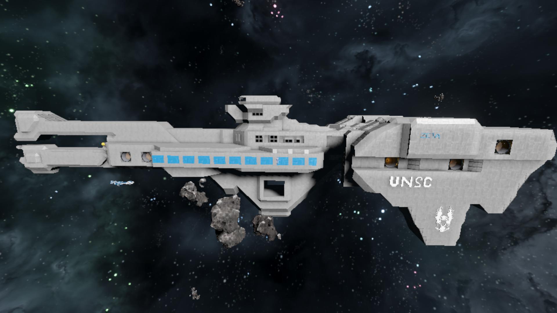 Halo: UNSC STALWART Class Heavy Frigate V1, N/Pod Posted.