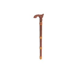 Standard wooden cane
