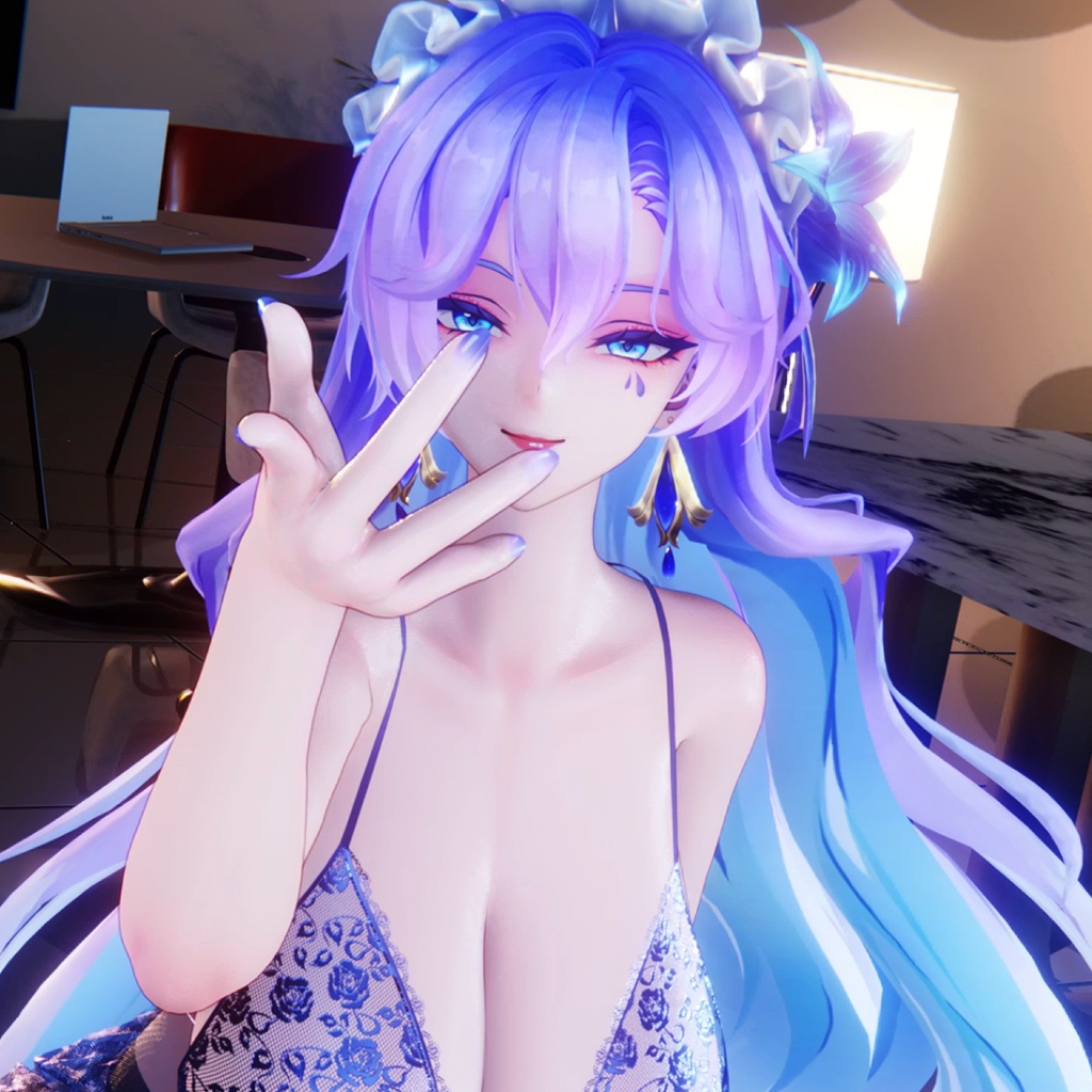 293_涩涩开档黑丝坎特蕾拉大兔兔4k