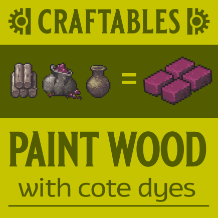 Craftables - Painted Wood (Colors of the Earth)