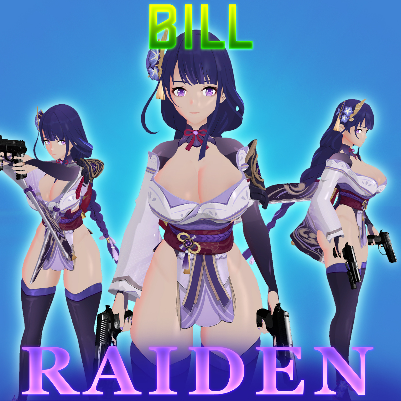 [COMM] GI: Thicc Raiden - Bill
