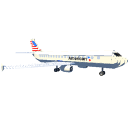 Softbody AIR LINER Airbus A320 American Airlines