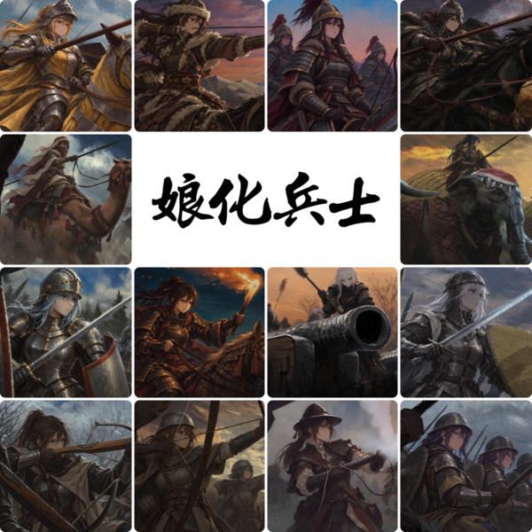 Waifu Men-at-Arms preview