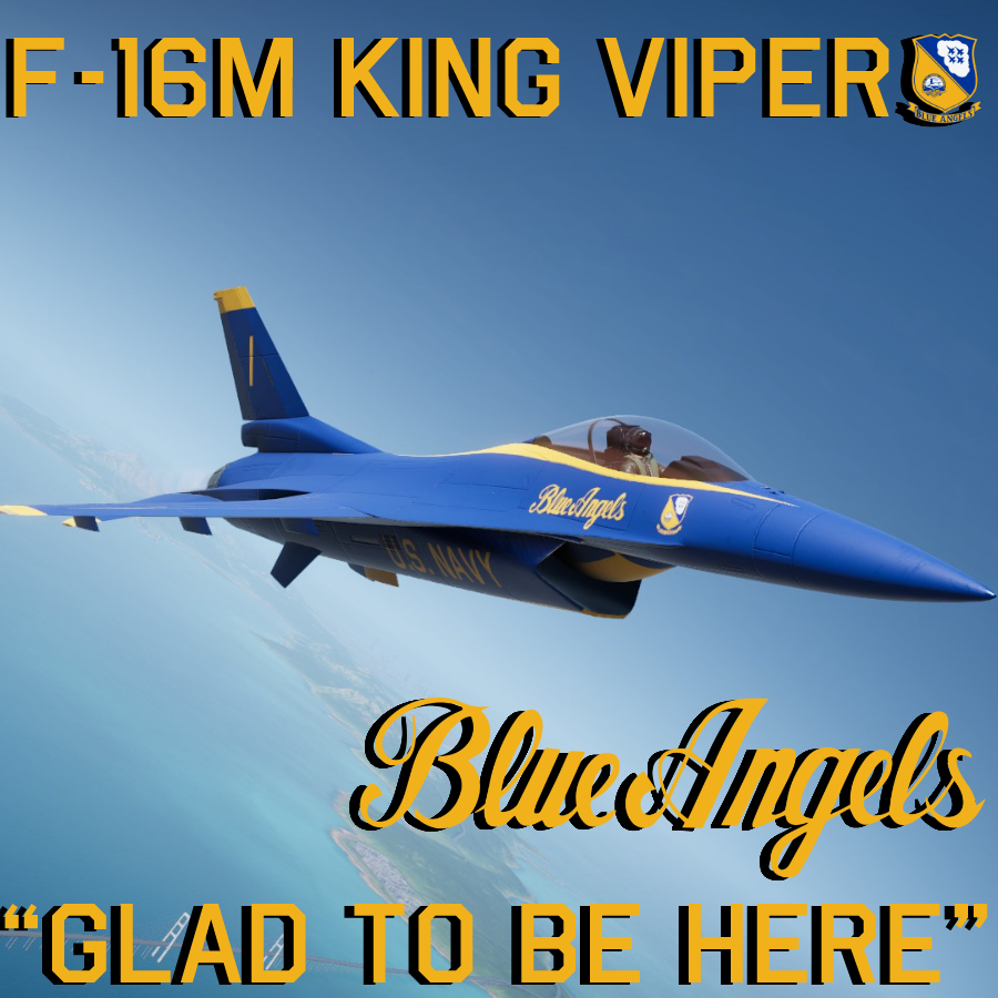 Blue Angels F-16M King Viper
