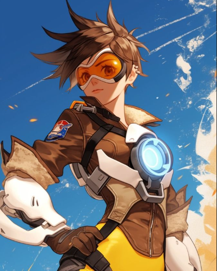 R-18 Tracer (Overwatch) Loading screen 6
